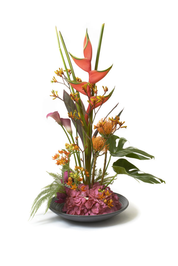 arrangement moderne coloré
